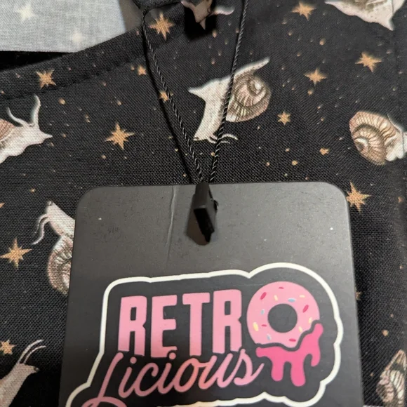 NWT Retrolicious Snails And Stars Patterned Sleeveless Dress - Picture 4 of 4